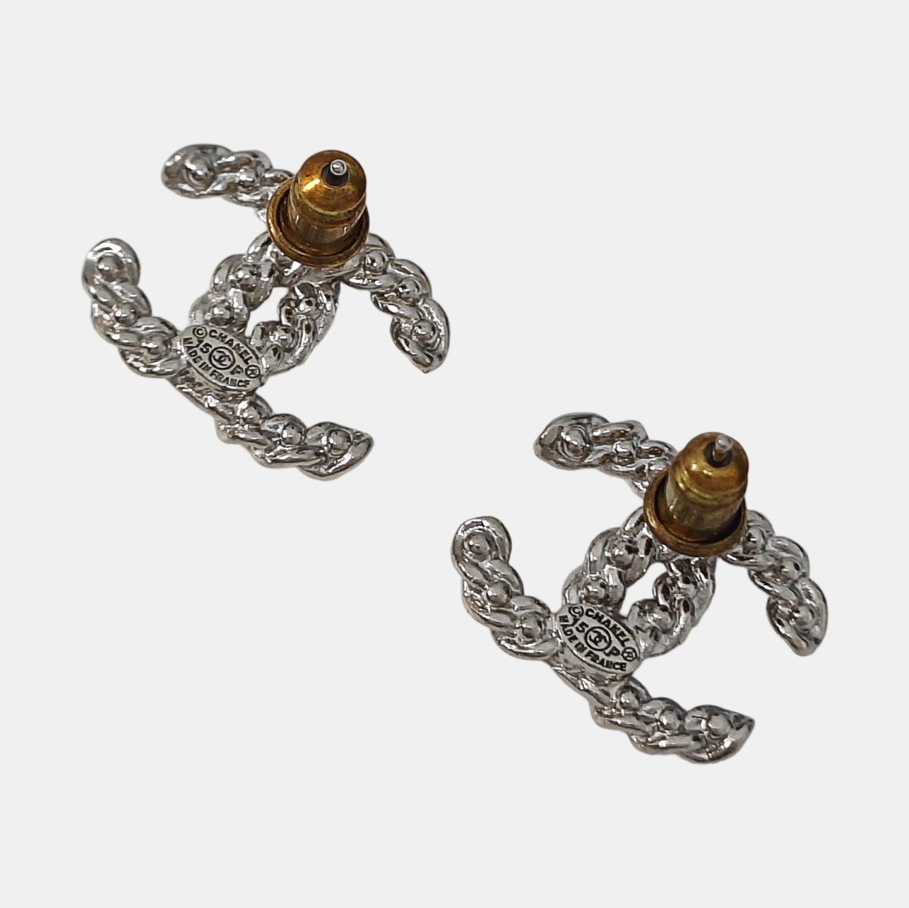 Metal Silver Stud Earrings
