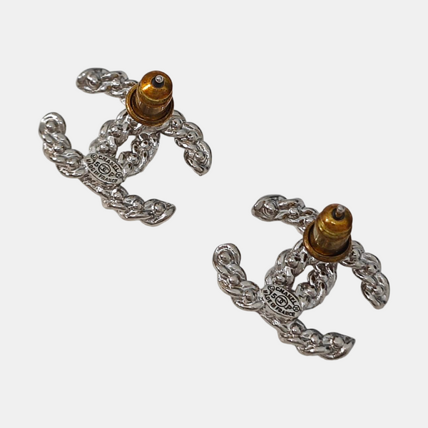 Metal Silver Stud Earrings