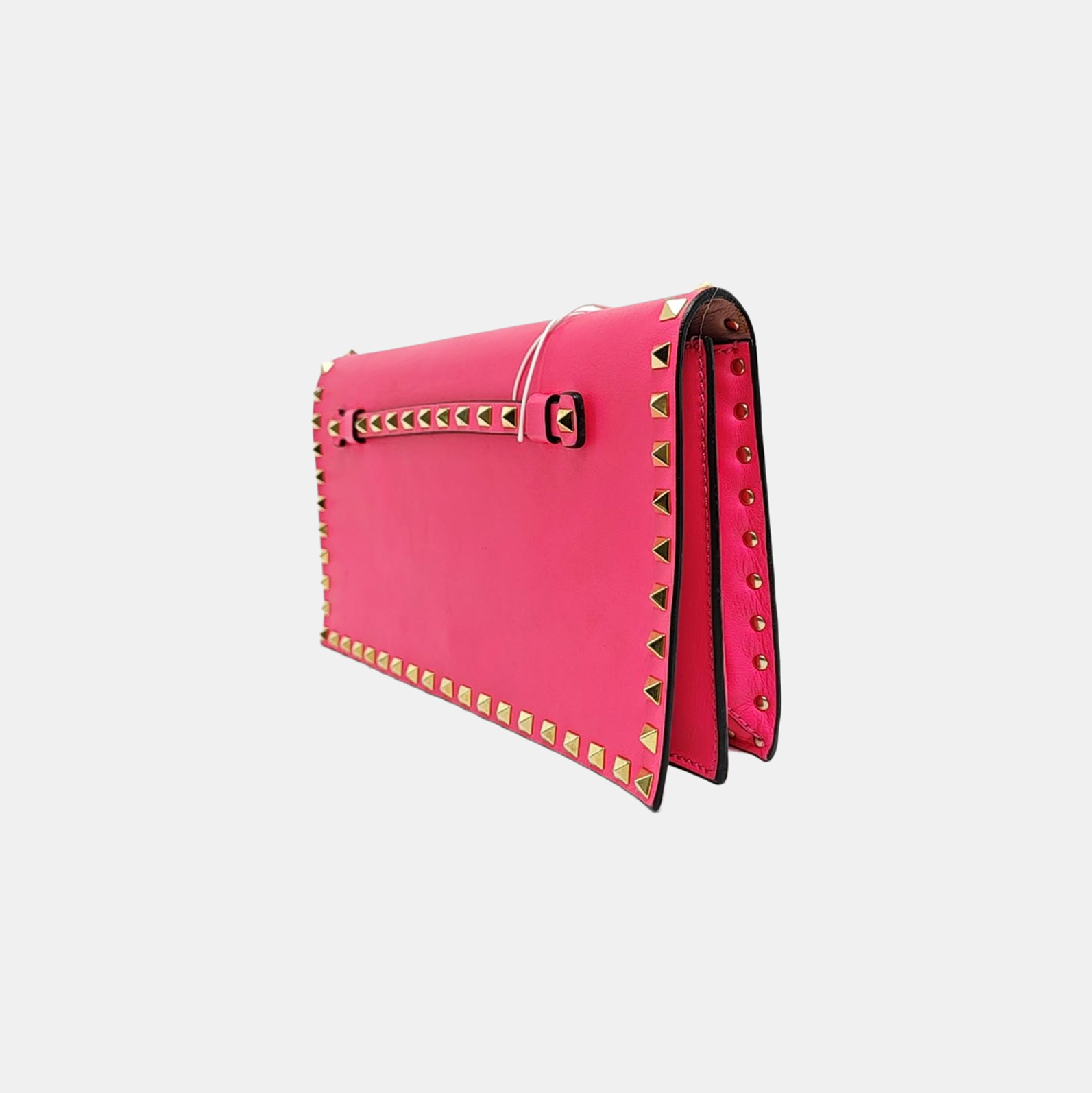 Authenticated pre-owned  Rockstud Lambskin Pink - Clutch at Looply