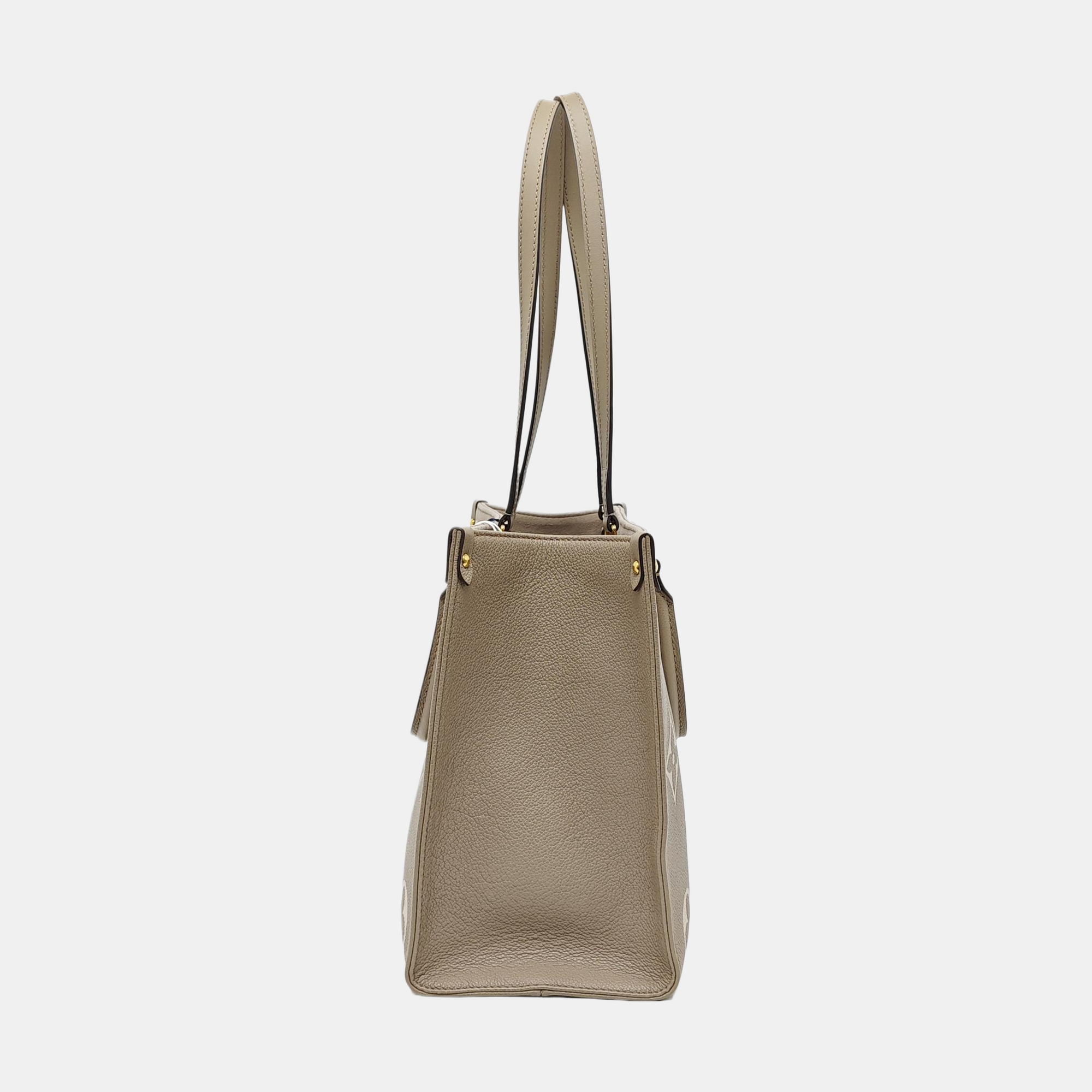 ONTHEGO MM Monogram Calfskin Gray