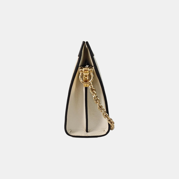 Ophidia Small Calfskin White