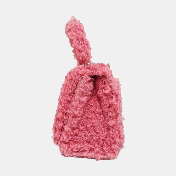 Hourglass Mini Sheepskin Pink