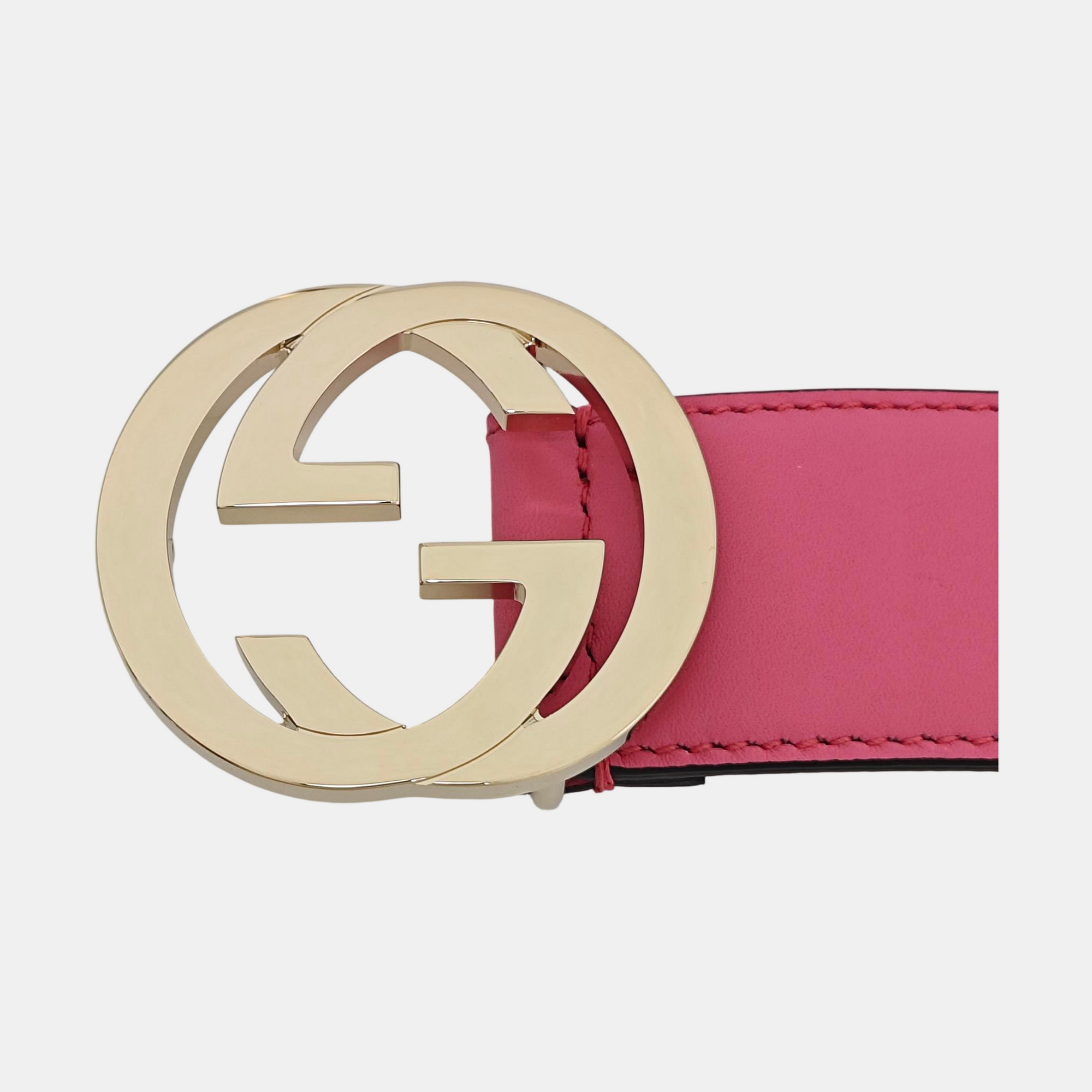 Leather Belt Red