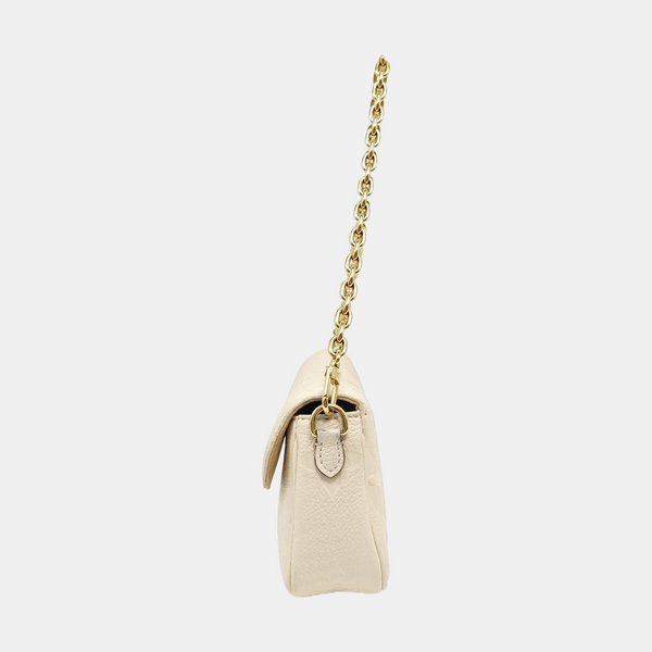 IVY Monogram Calfskin Beige