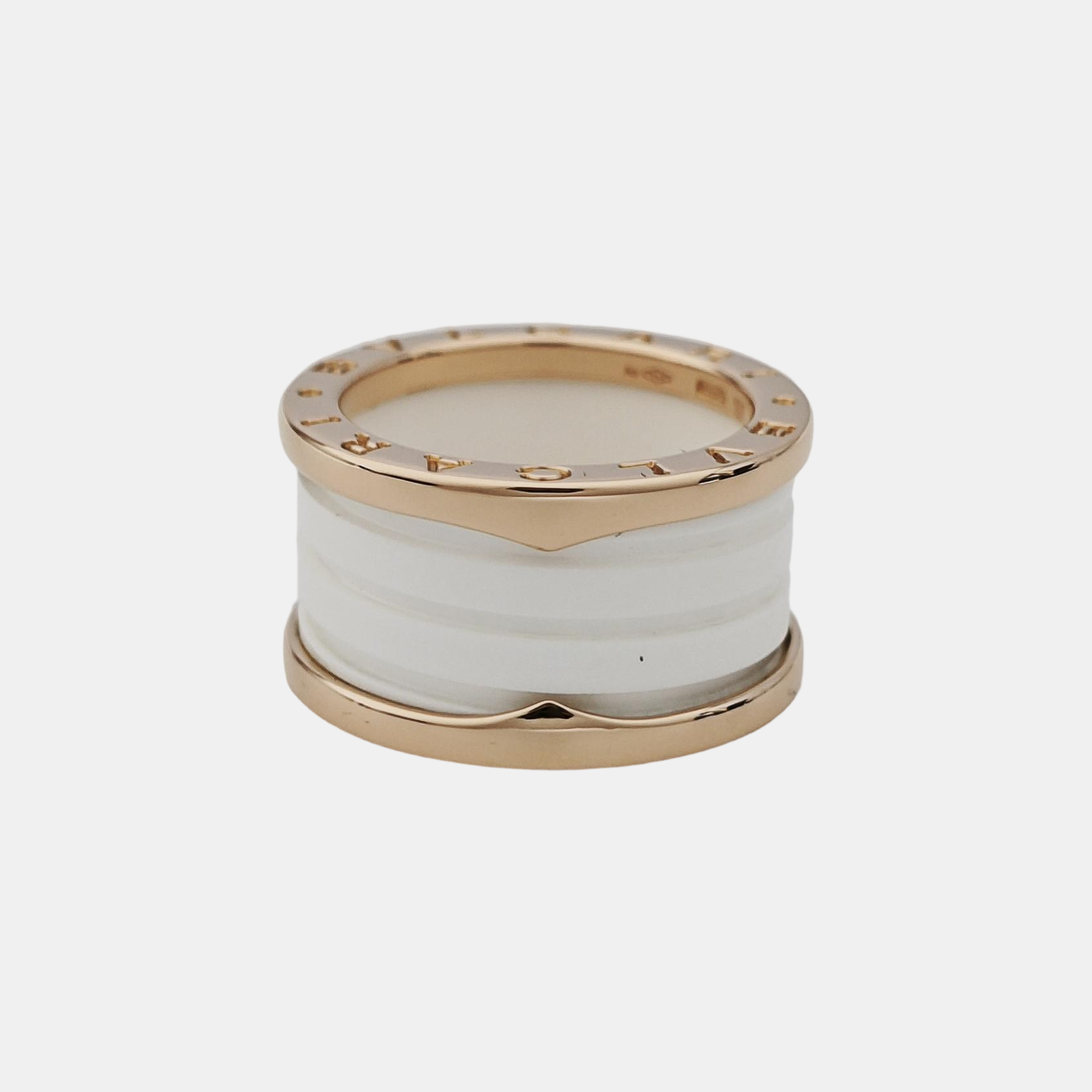 B.ZERO1 18k Rose Gold Ring EU 52