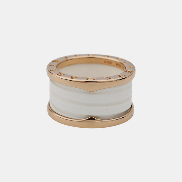B.ZERO1 18k Rose Gold Ring EU 52