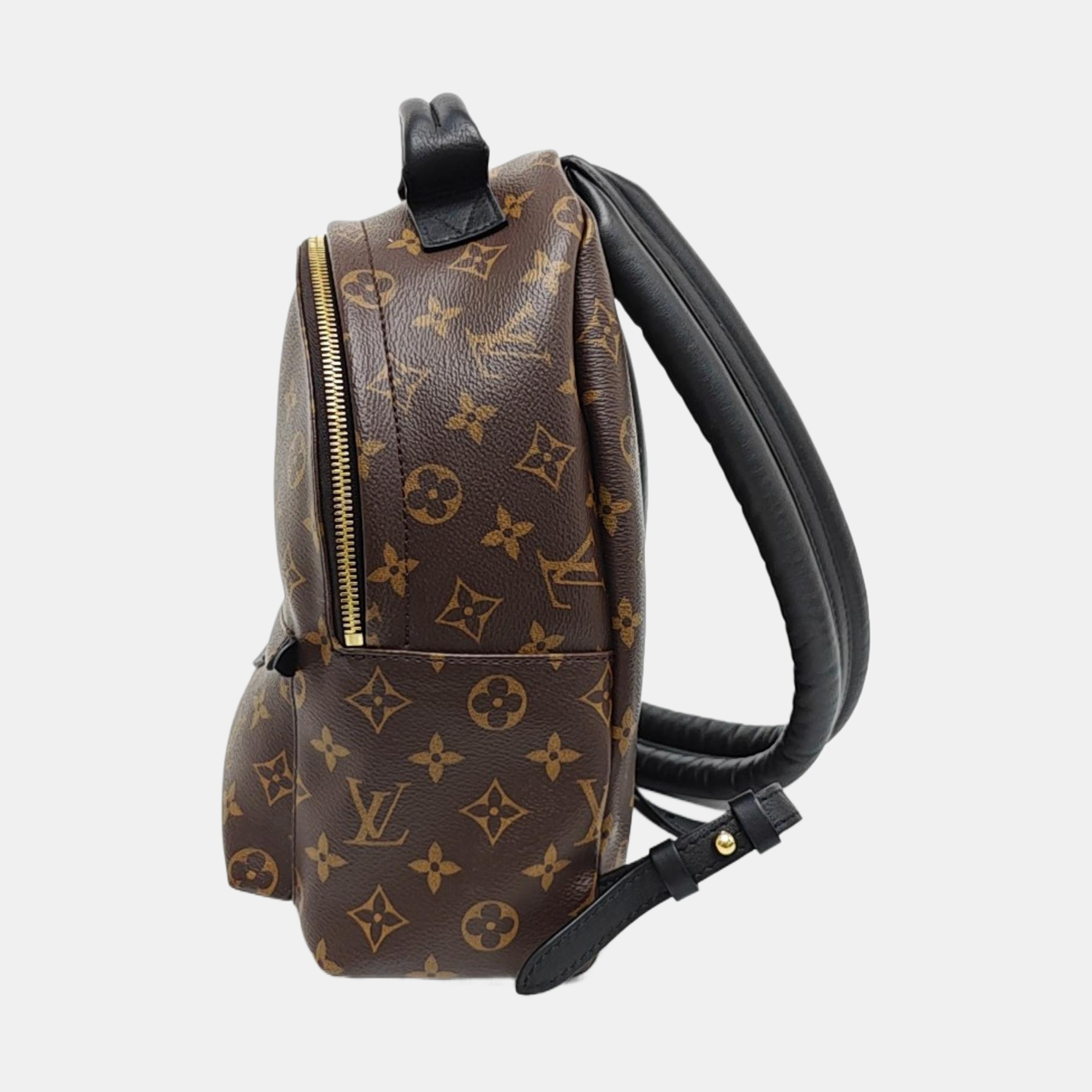 PALM SPRINGS PM Monogram Coated Canvas Brown