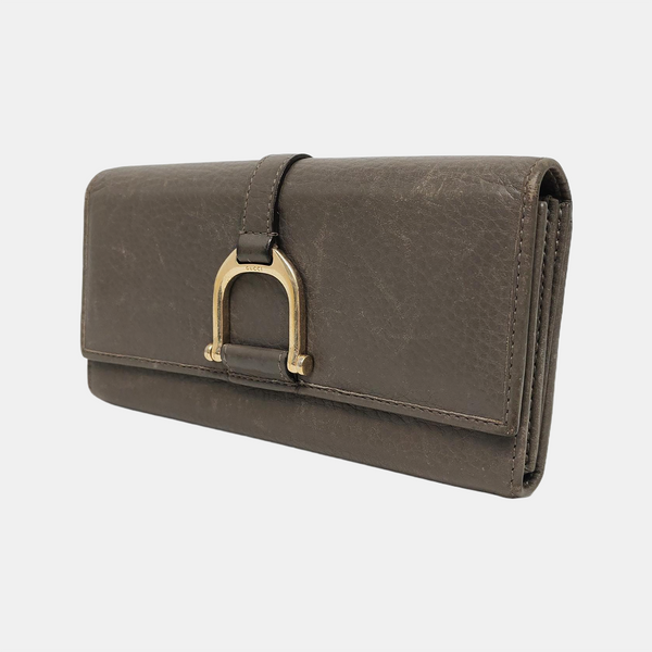 Calfskin Wallet Gray