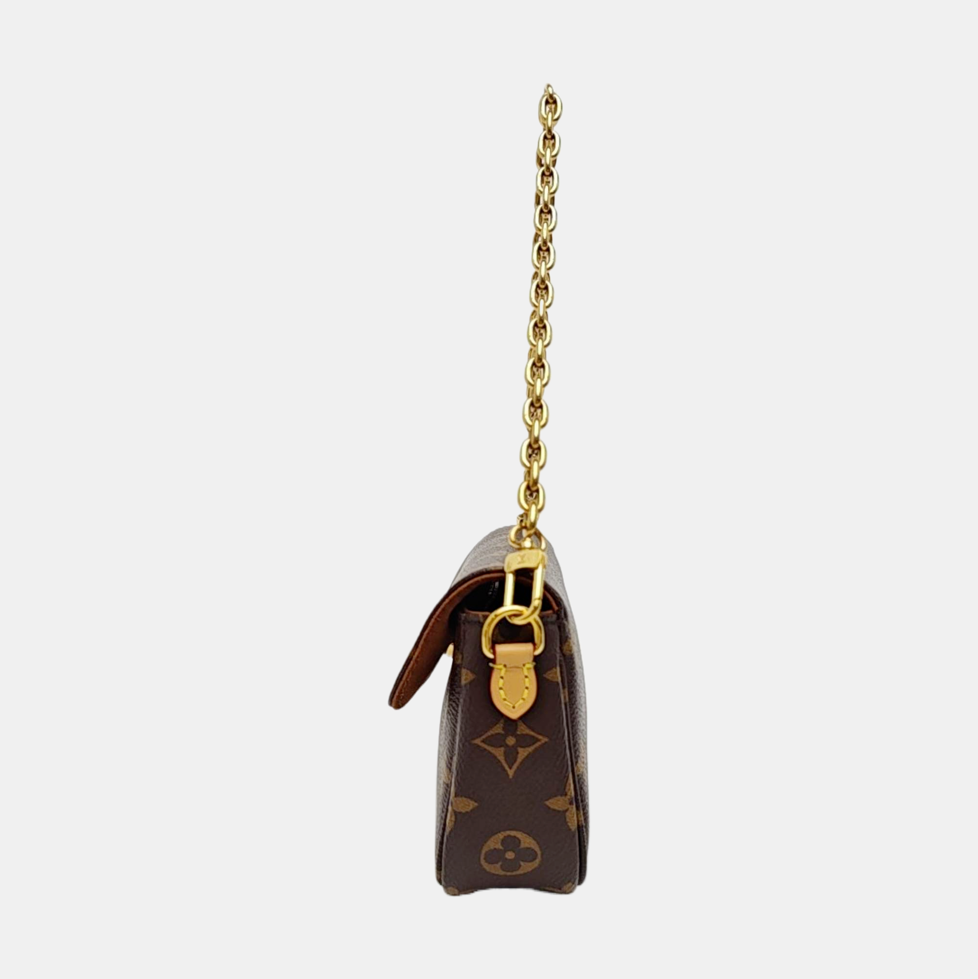 IVY Monogram Coated Canvas Brown