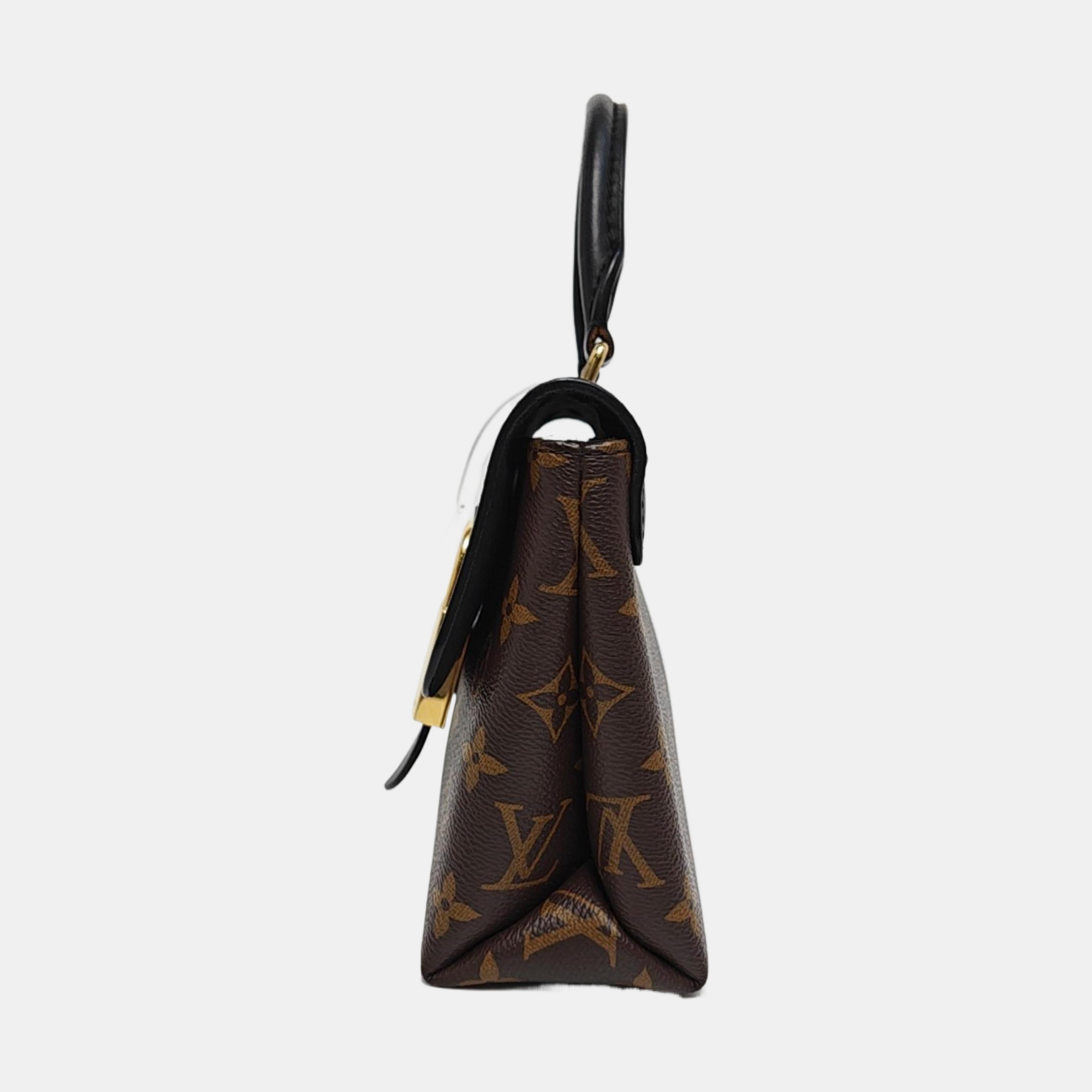 LOCKY BB Monogram Coated Canvas Brown