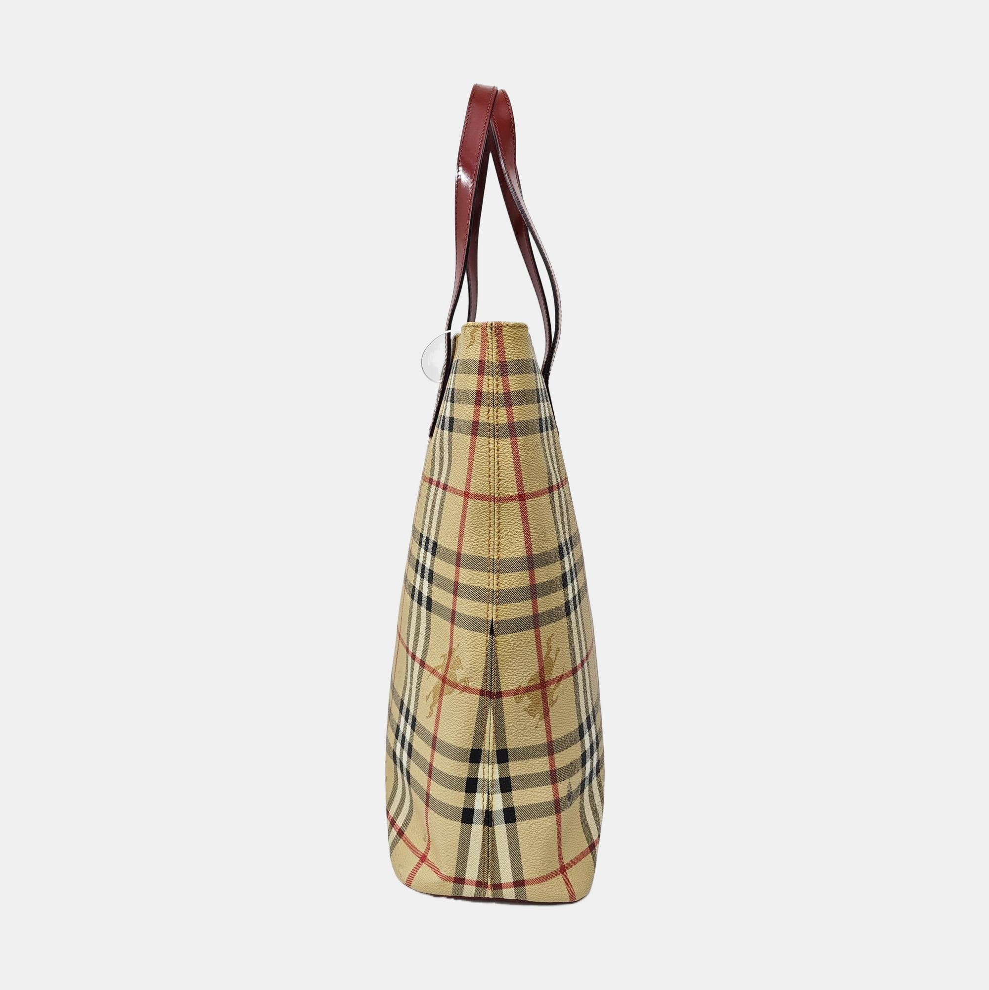 Coated Canvas Top Handle Bag Multicolor