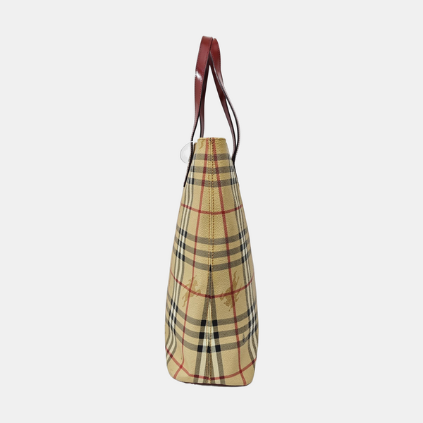 Coated Canvas Top Handle Bag Multicolor