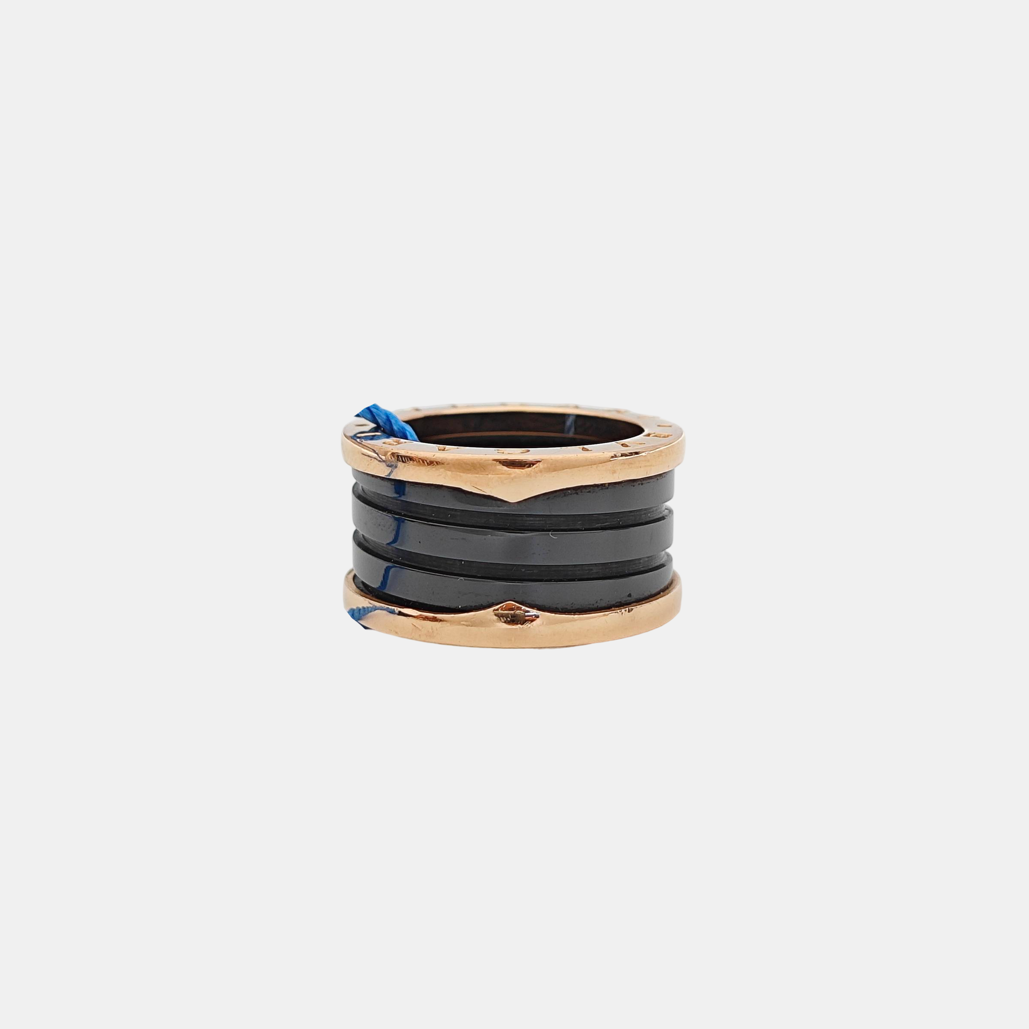 B.ZERO1 18k Rose Gold Ring EU 53