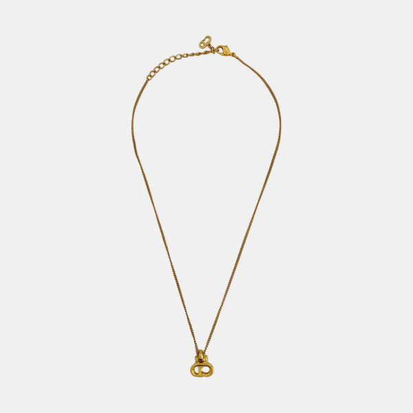 Petit CD Metal Gold Necklace