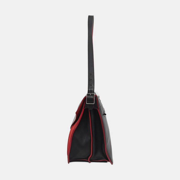 Calfskin Shoulder Bag Multicolor