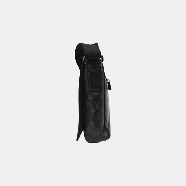 DISTRICT MM Monogram Coated Canvas Black