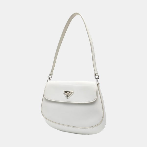 Cleo Saffiano Calfskin White