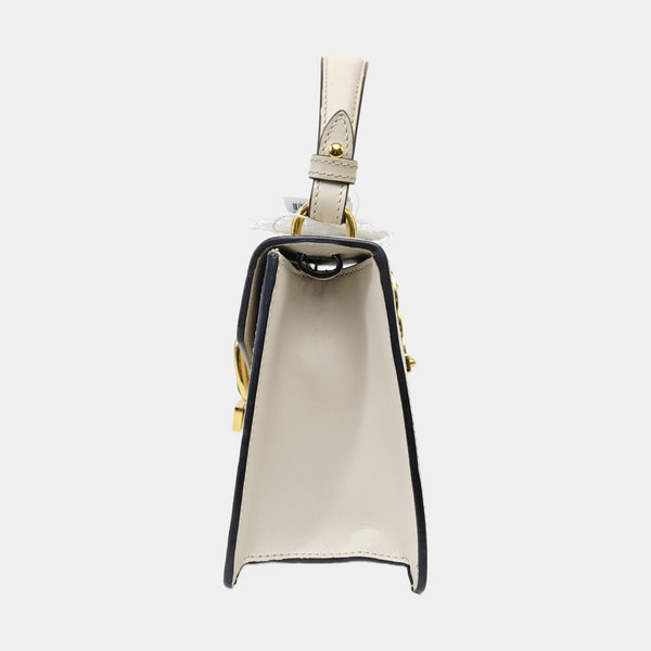 Sylvie Mini Calfskin White