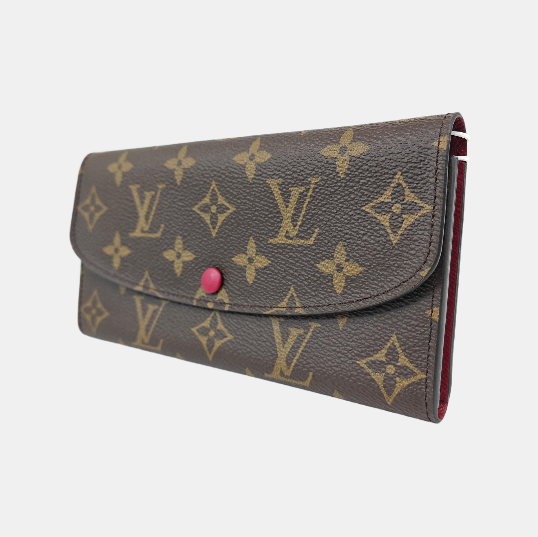 EMILIE Monogram Coated Canvas Brown Wallet