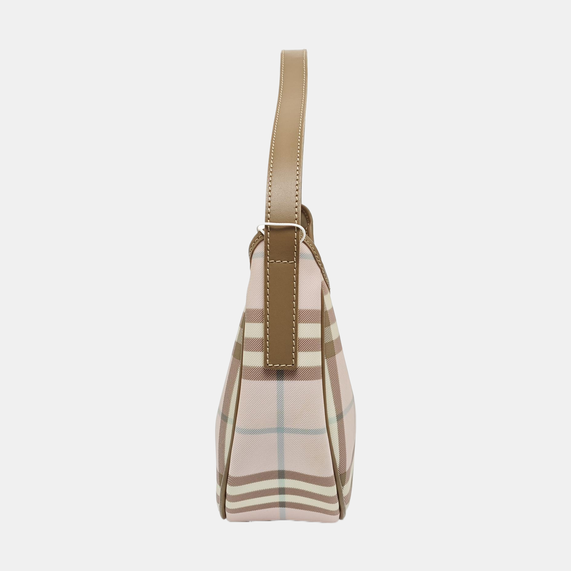 Coated Canvas Top Handle Bag Pink
