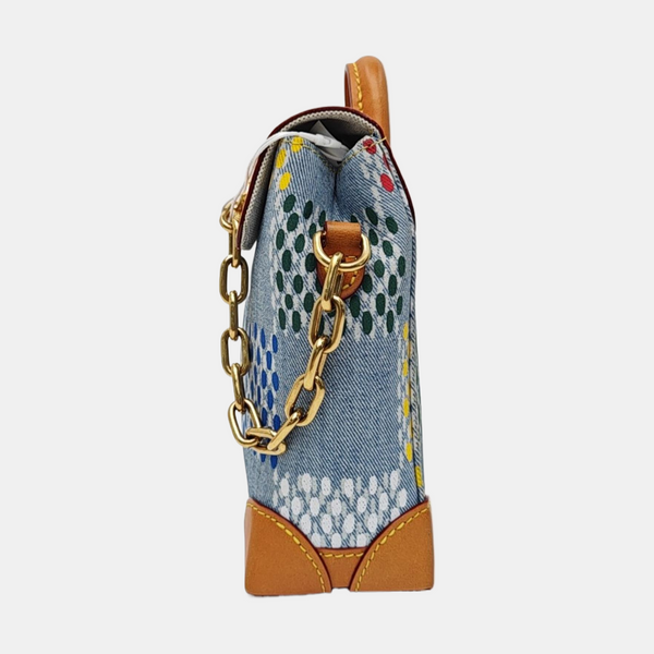 STEAMER Nano Damier Canvas Blue