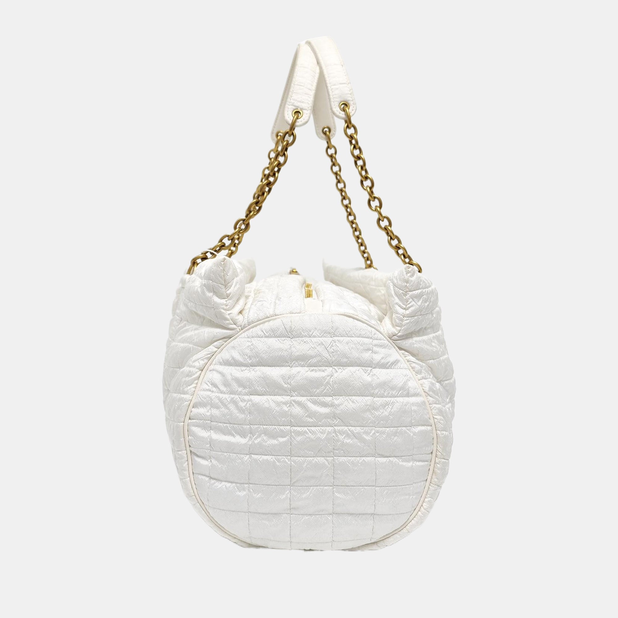 Quilted Fabric White