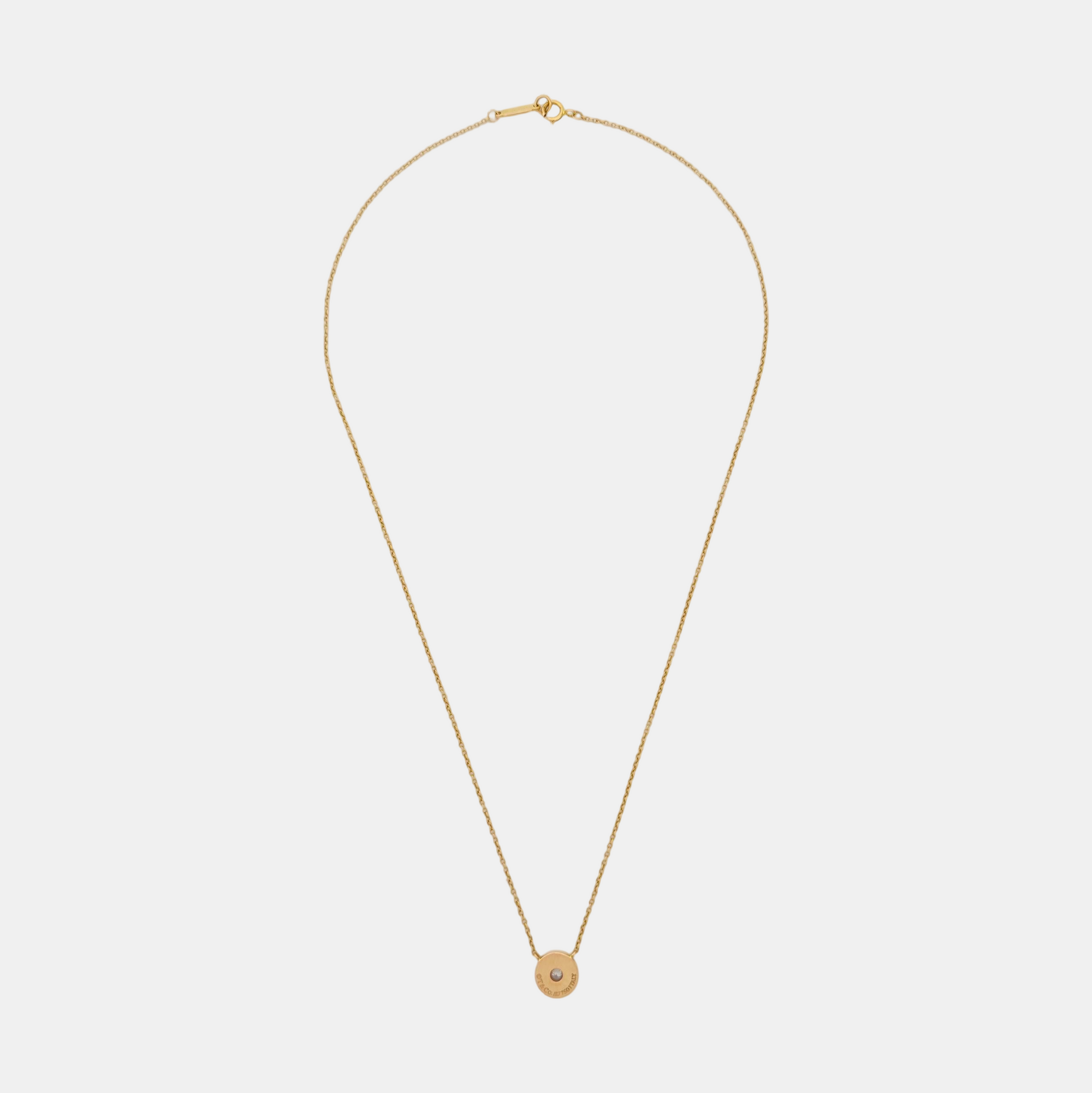 Tiffany 1837 18k Rose Gold Necklace