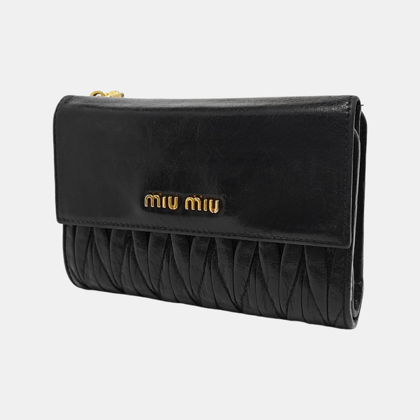 Lambskin Wallet Black