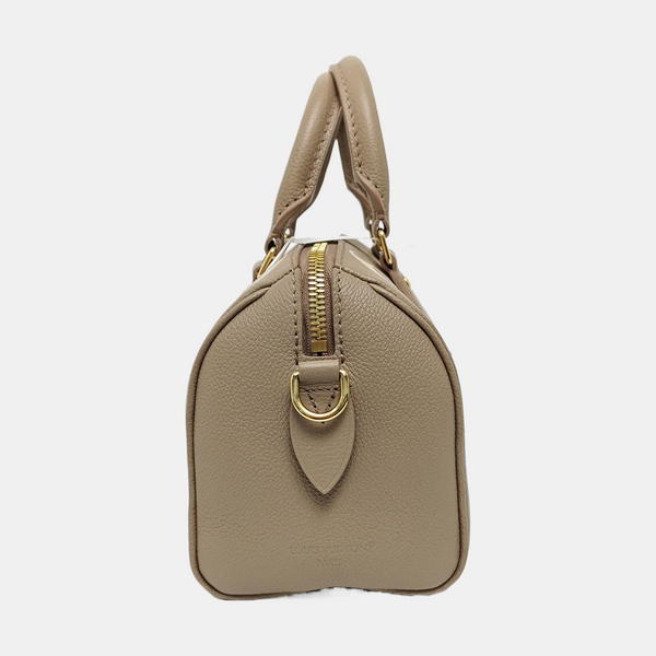 SPEEDY 20 Monogram Calfskin Gray