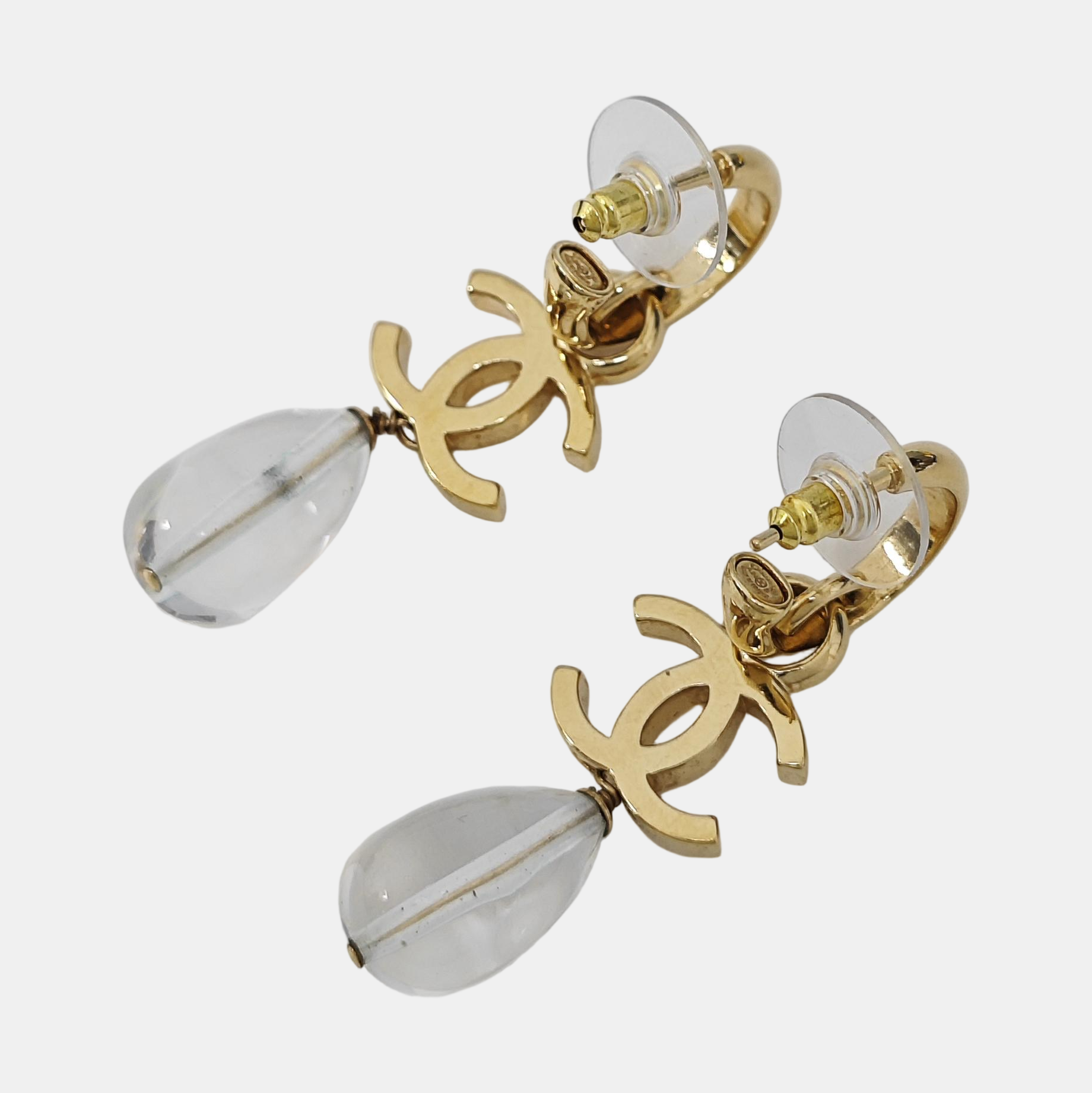 Metal Gold Stud Earrings