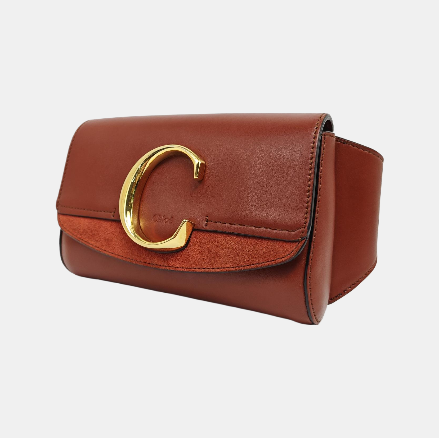 Chloé C Calfskin Brown