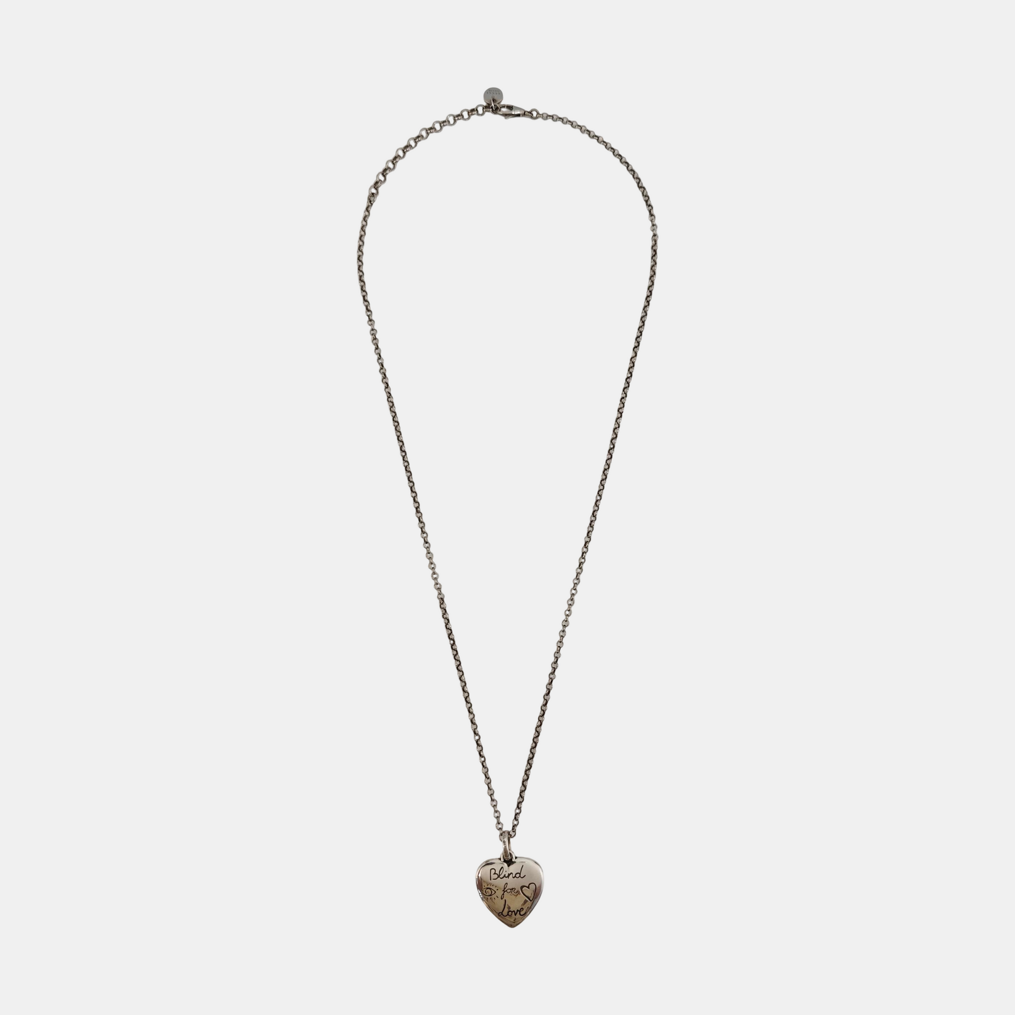 Blind For Love 925 Sterling Silver Necklace