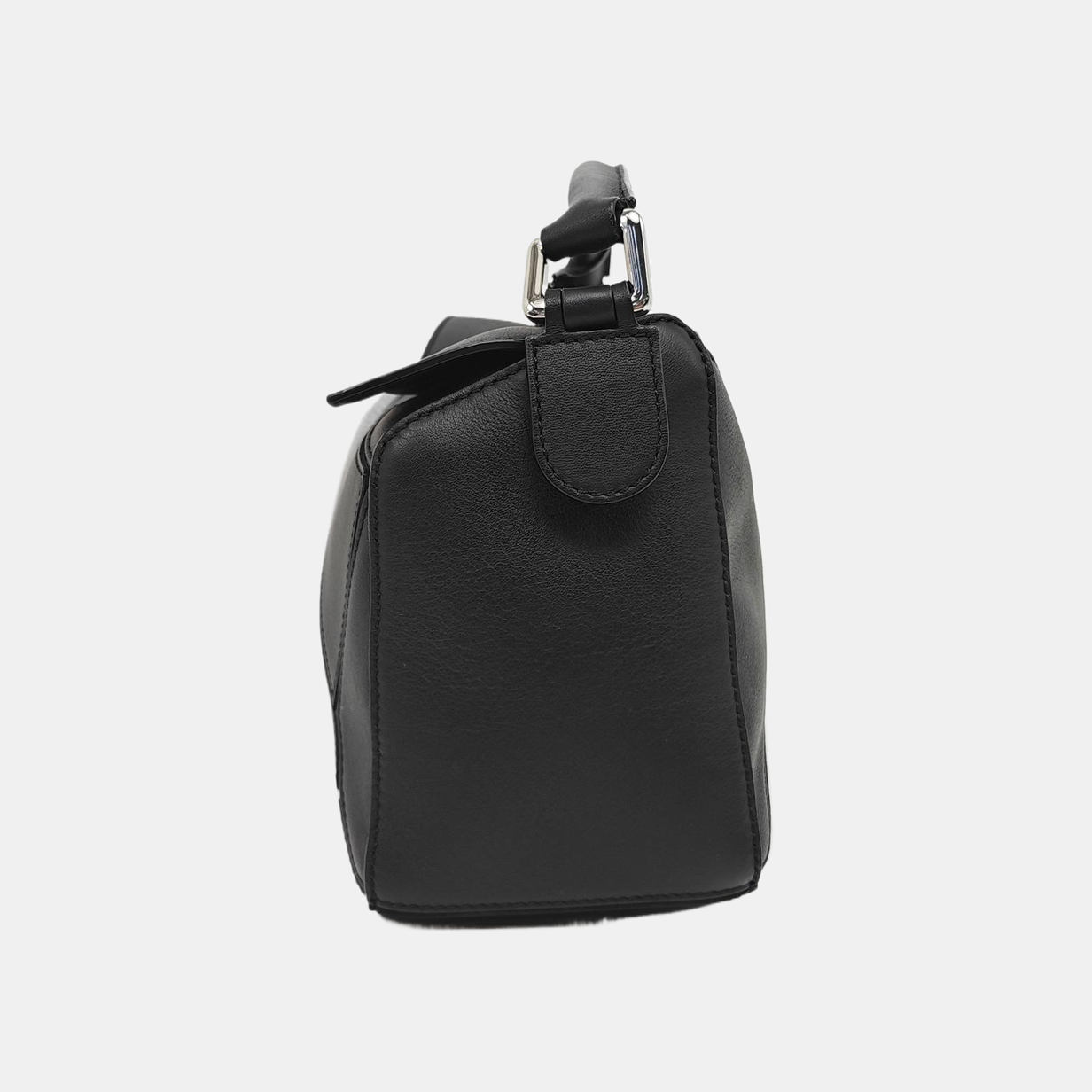 Puzzle Edge Small Calfskin Black