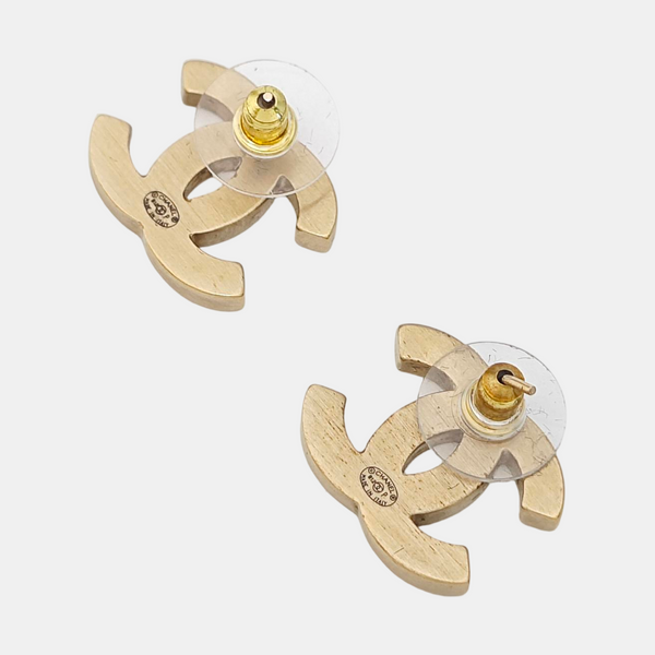 Metal Gold Stud Earrings