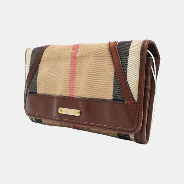 Canvas Wallet Brown
