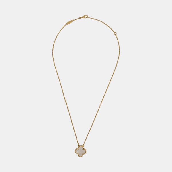 Vintage Alhambra 18k Gold Necklace