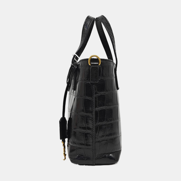 Calfskin Shoulder Bag Black