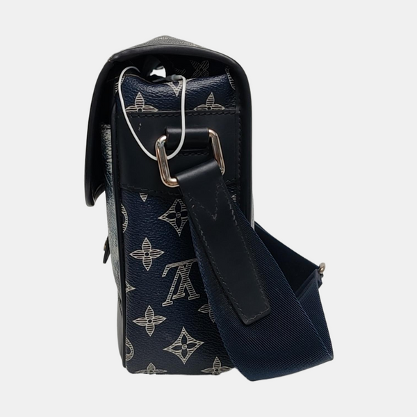 SAVANE PM Monogram Coated Canvas Blue