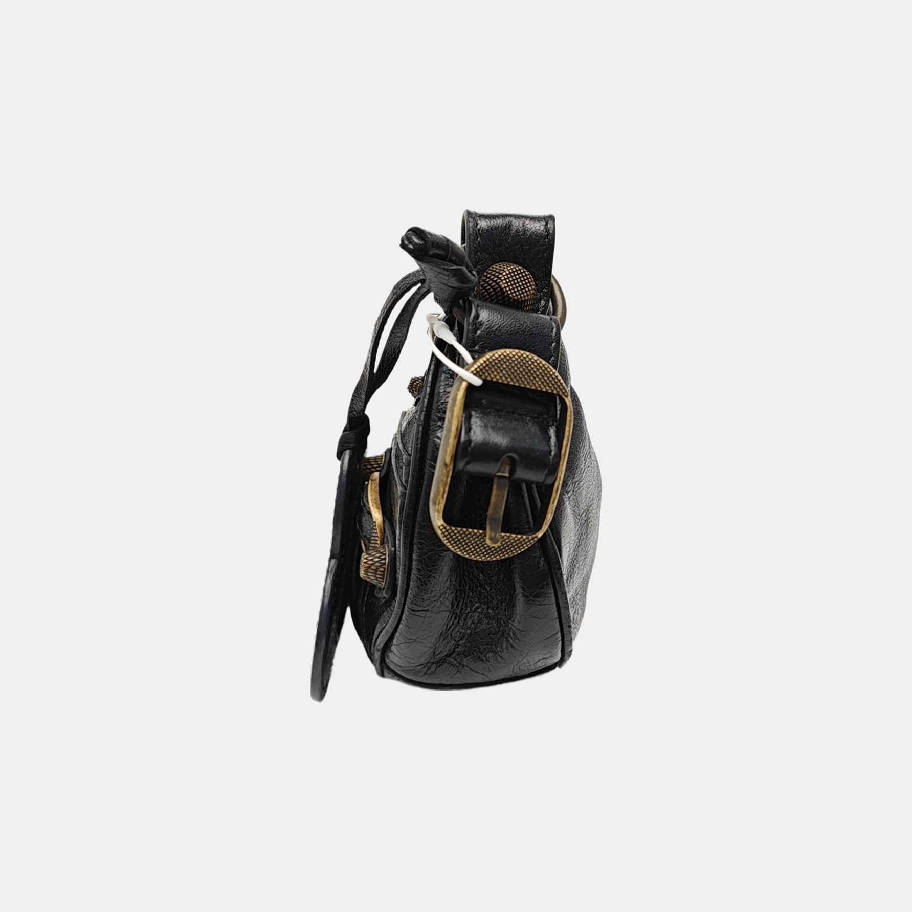 Calfskin Shoulder Bag Black