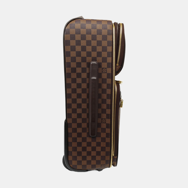 PEGASE 55 Damier Ebene Coated Canvas Brown