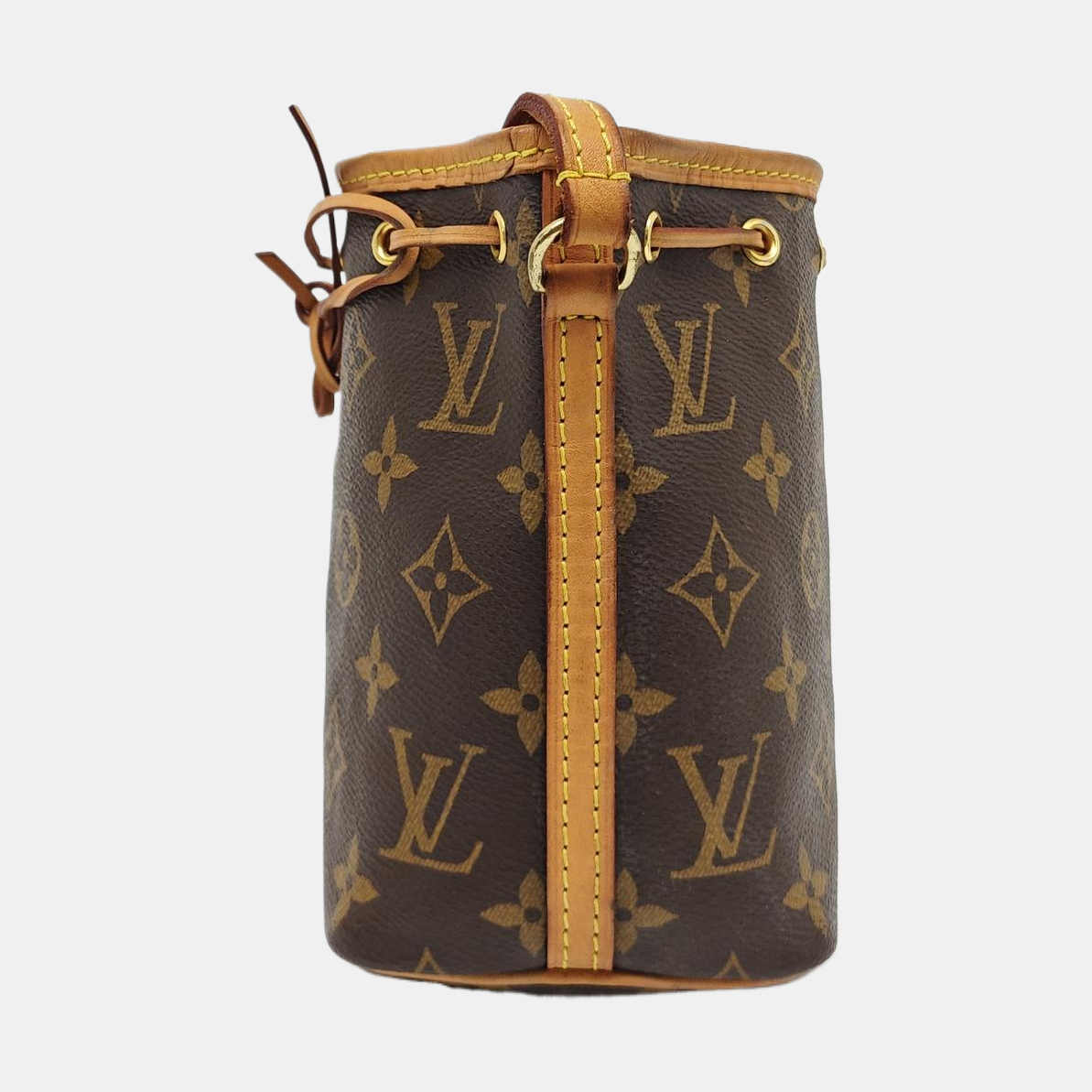 NÉONOÉ Nano Monogram Coated Canvas Brown