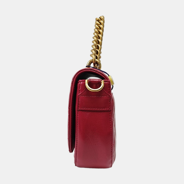 Quilted Calfskin Red