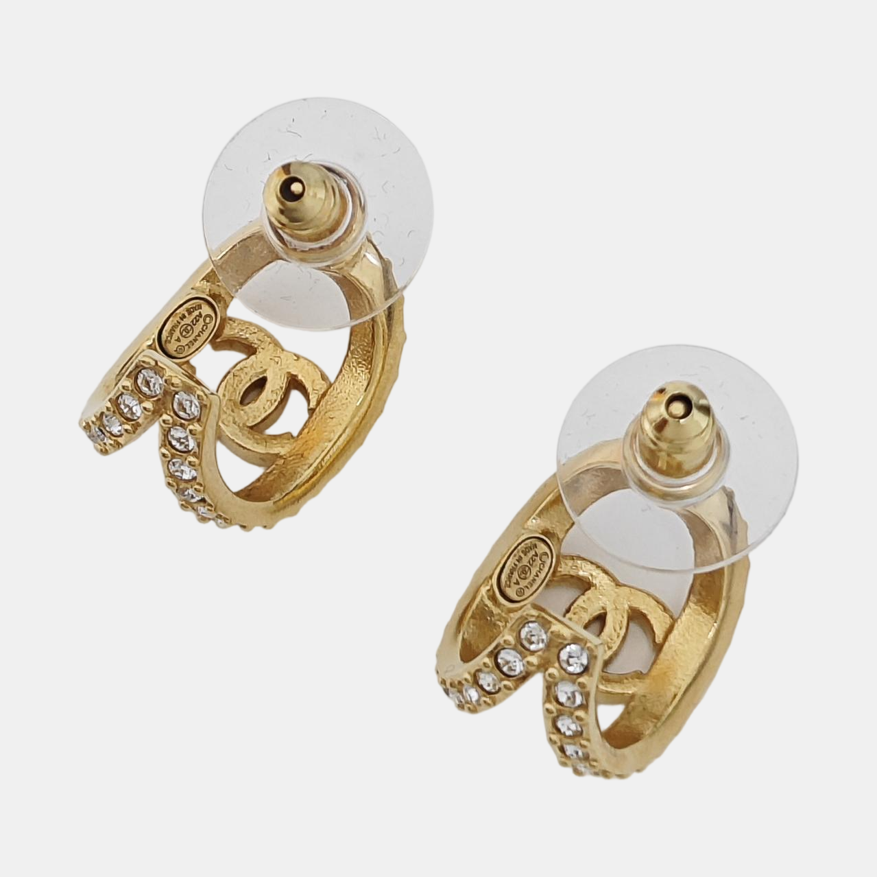 Metal Gold Stud Earrings