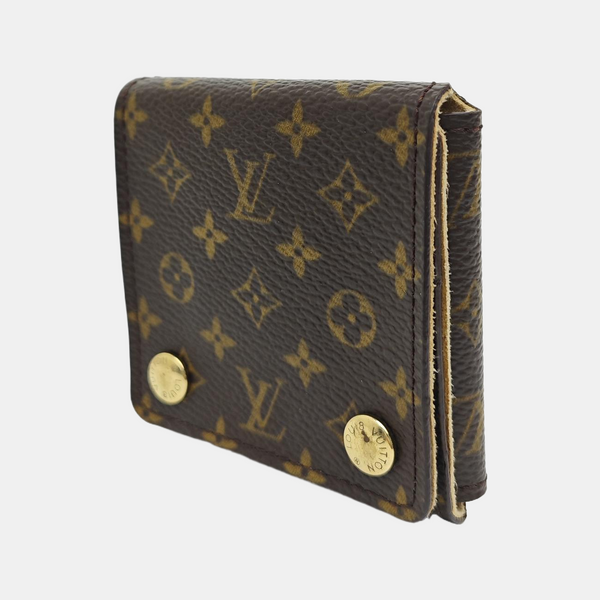 Monogram Coated Canvas Card Holder Brown