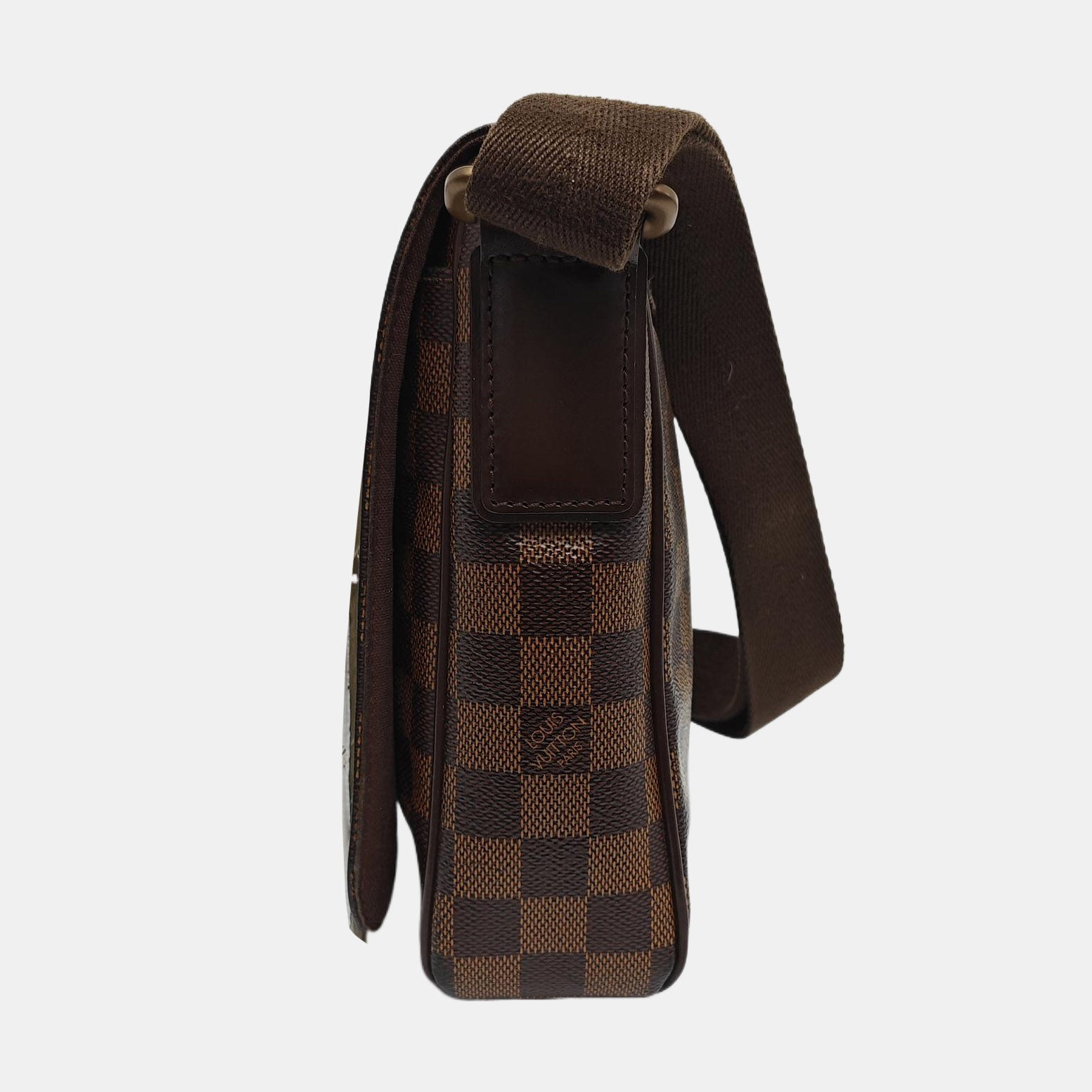 BROOKLYN Damier Ebene Coated Canvas Brown