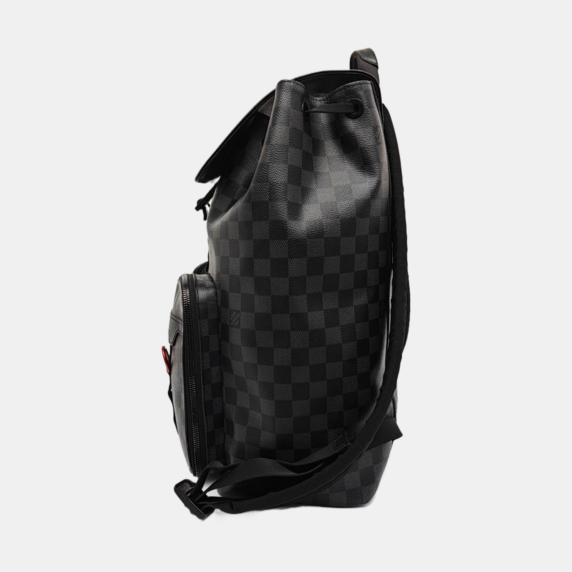 UTILITY Damier Graphite Coated Canvas Gray