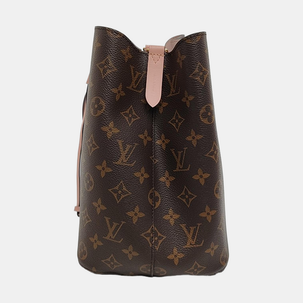 NÉONOÉ MM Monogram Coated Canvas Brown