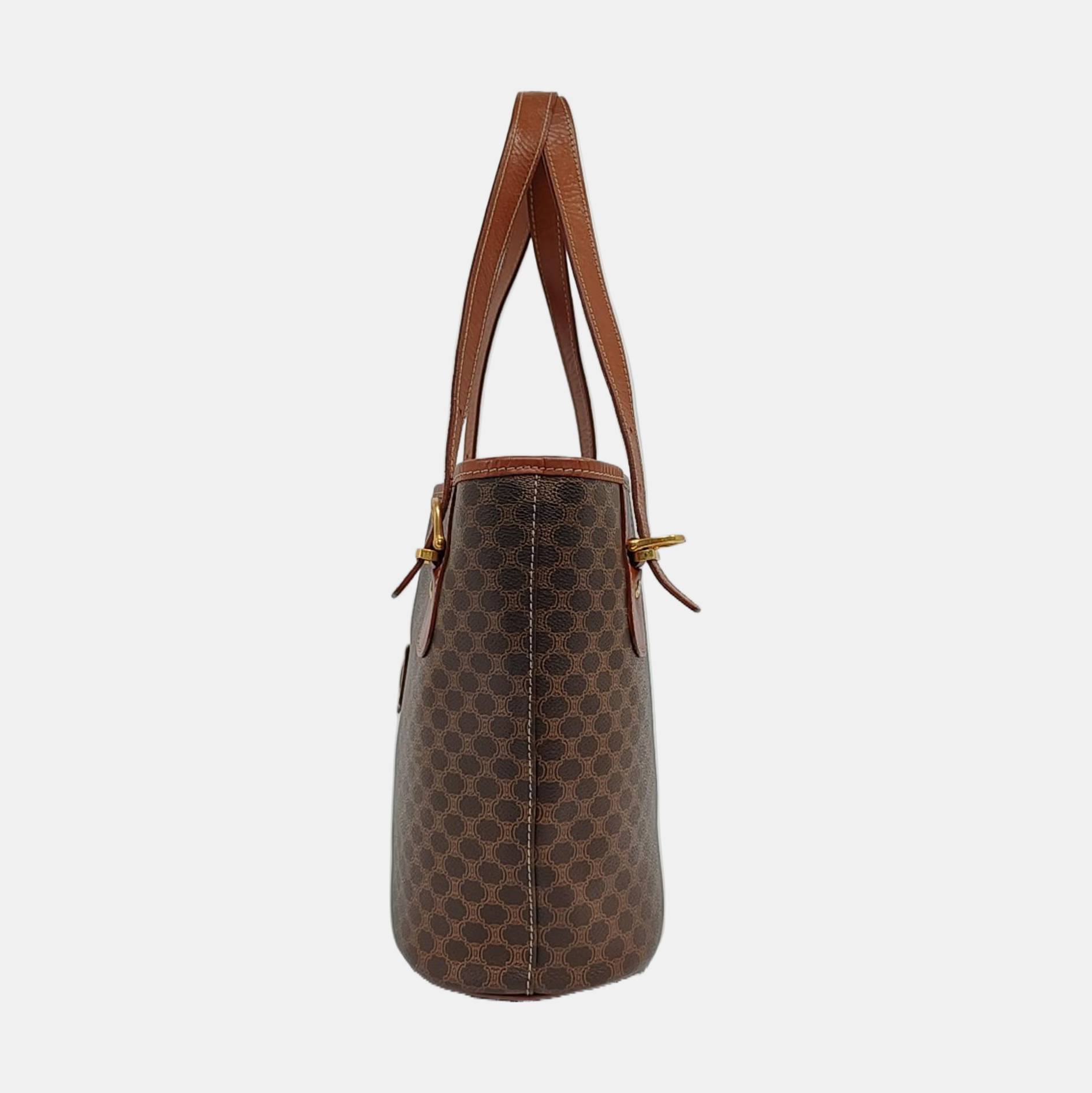 MACADAM TOTE Coated Canvas Brown