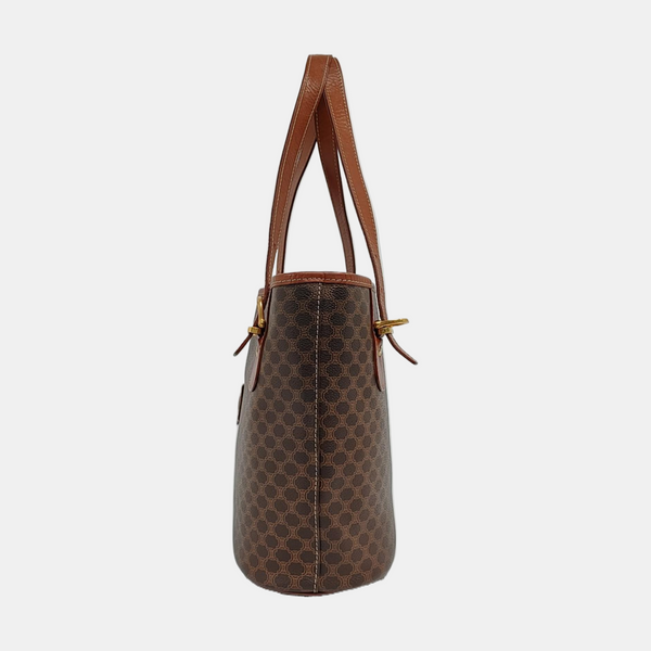 MACADAM TOTE Coated Canvas Brown
