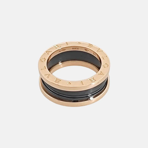 B.ZERO1 18k Rose Gold Ring EU 51